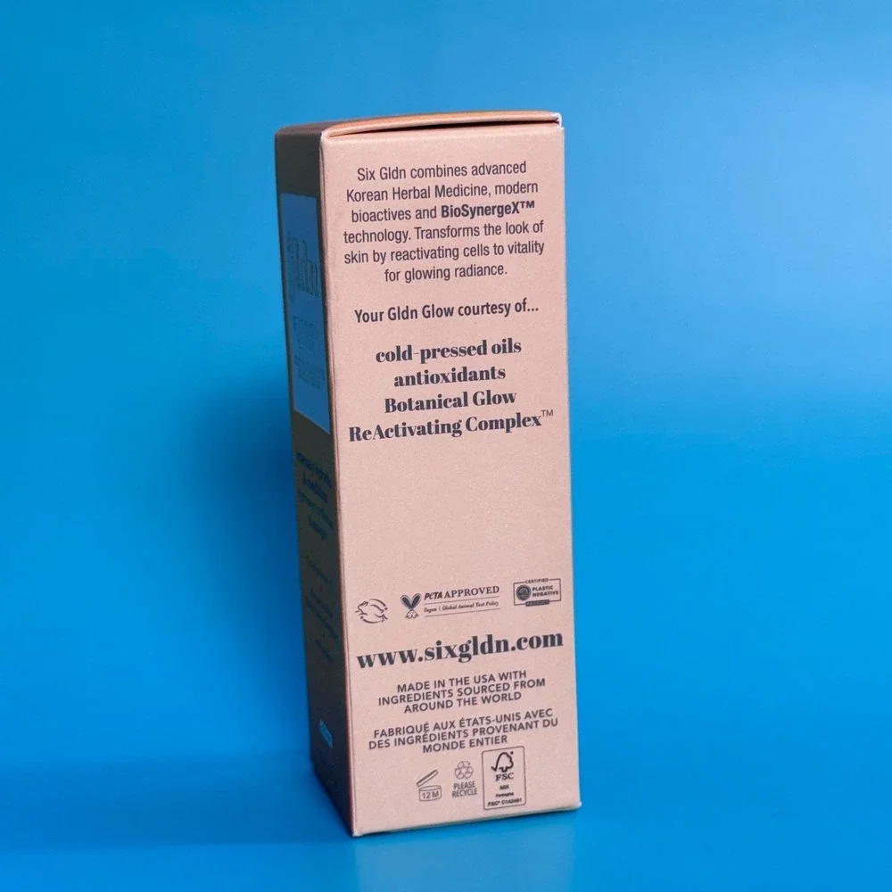 New In Box Six Gldn Nourishing Face Oil Cold-Pressed‎ Antioxidants 30ml/1fl oz